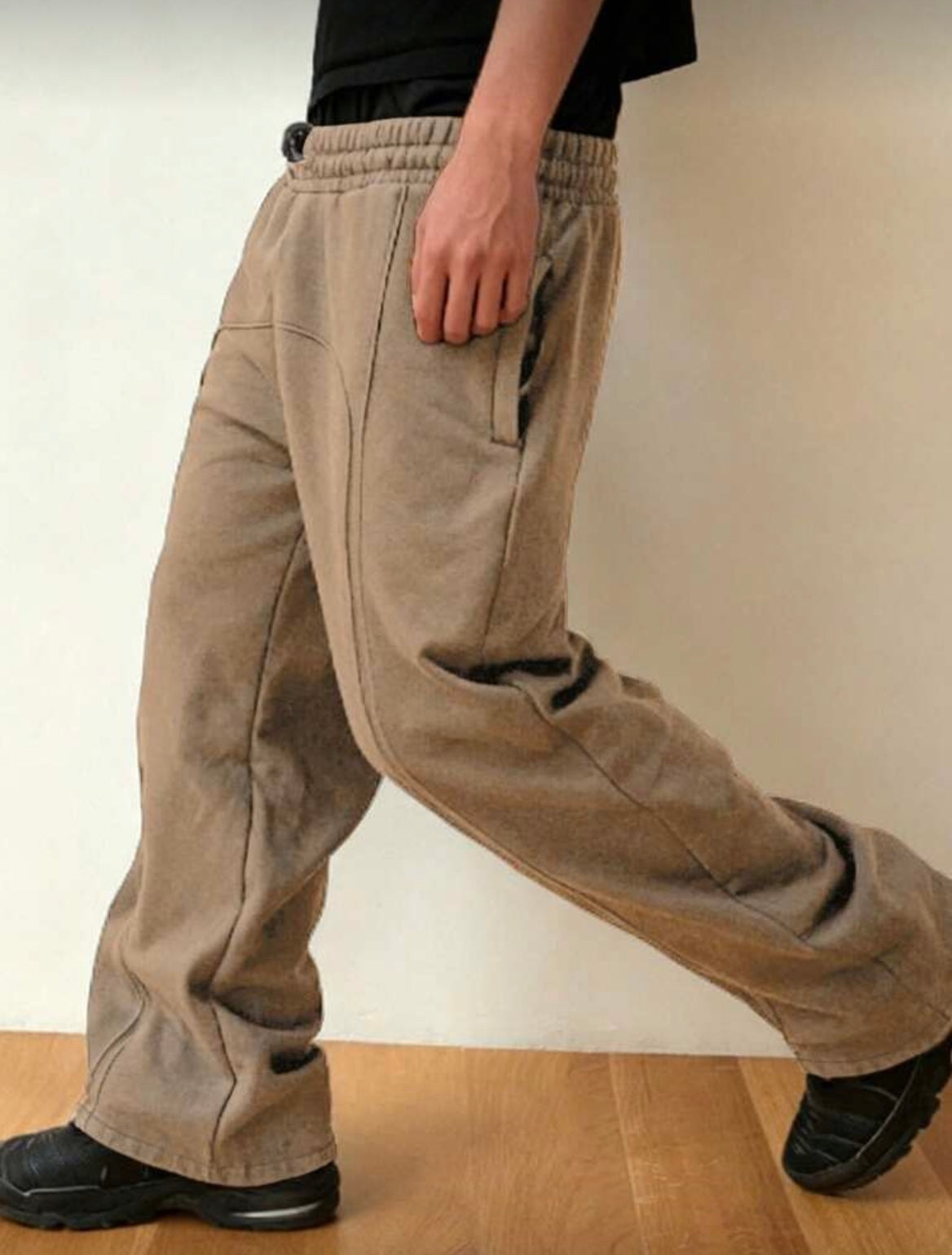 Beige Sweatpants