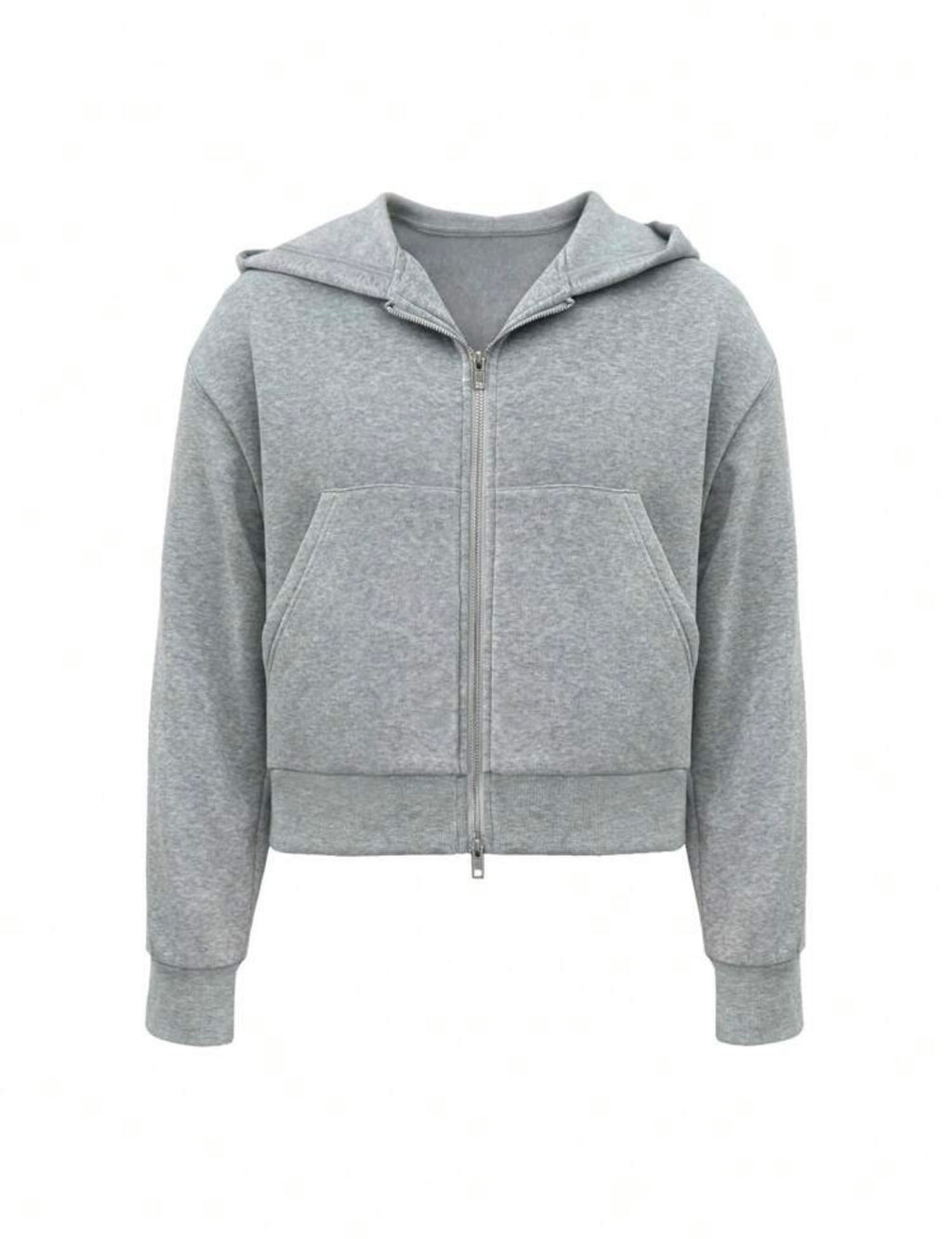 Men's Casual solid color zip up